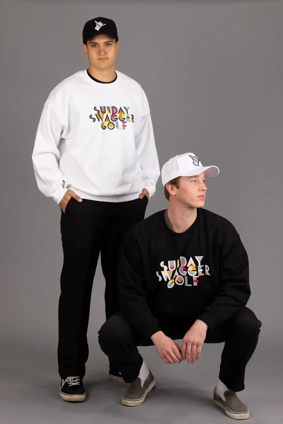 Golf Crewneck - White