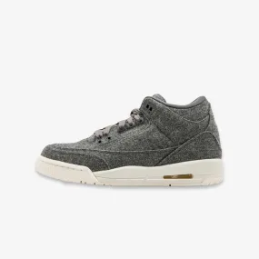 (GS) Air Jordan 3 Retro Wool 'Dark Grey' (2016) 861427-004