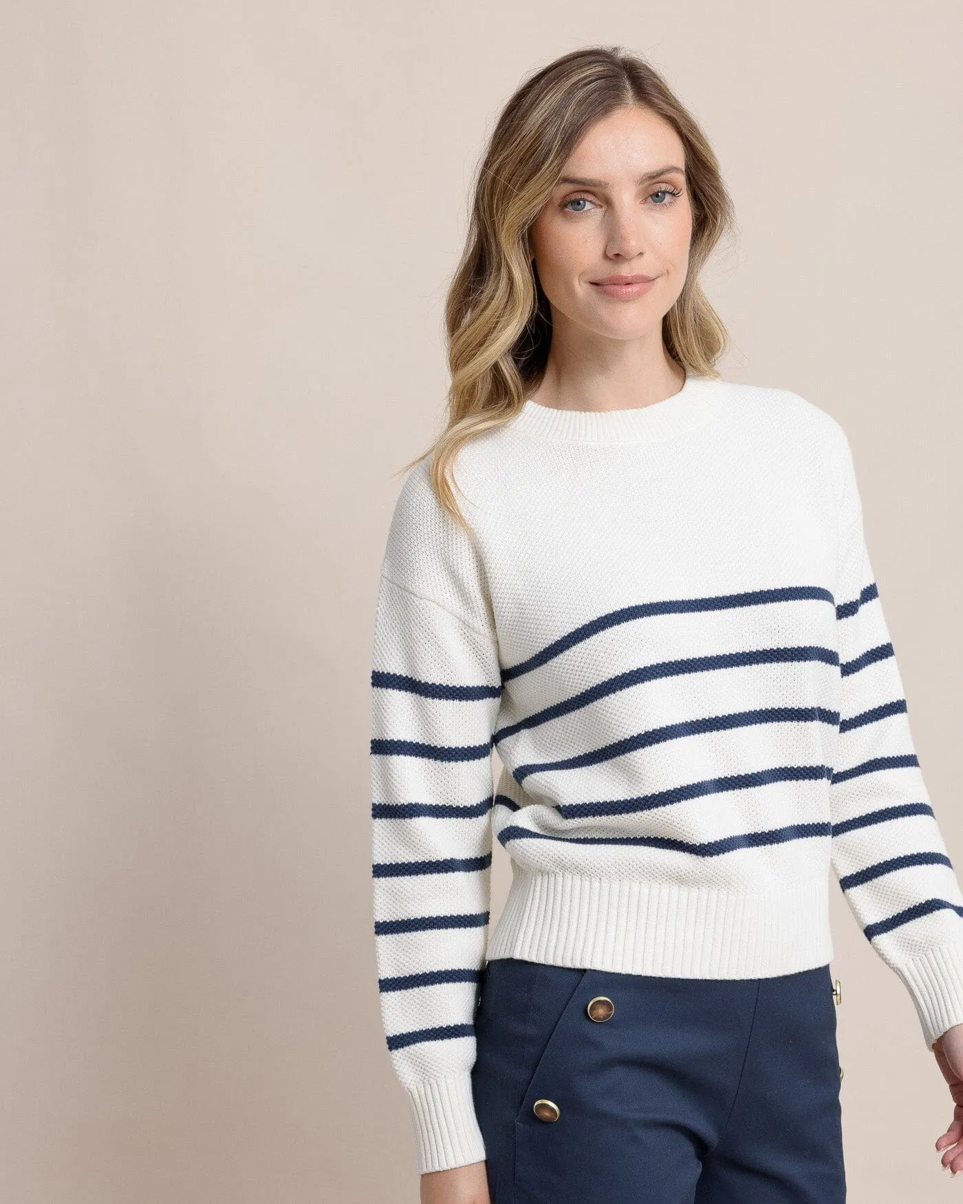 Haisley Stripe Crewneck Sweater