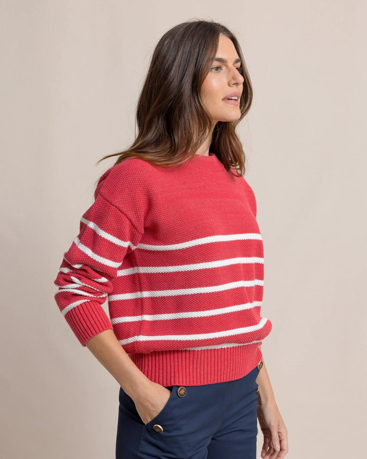 Haisley Stripe Crewneck Sweater