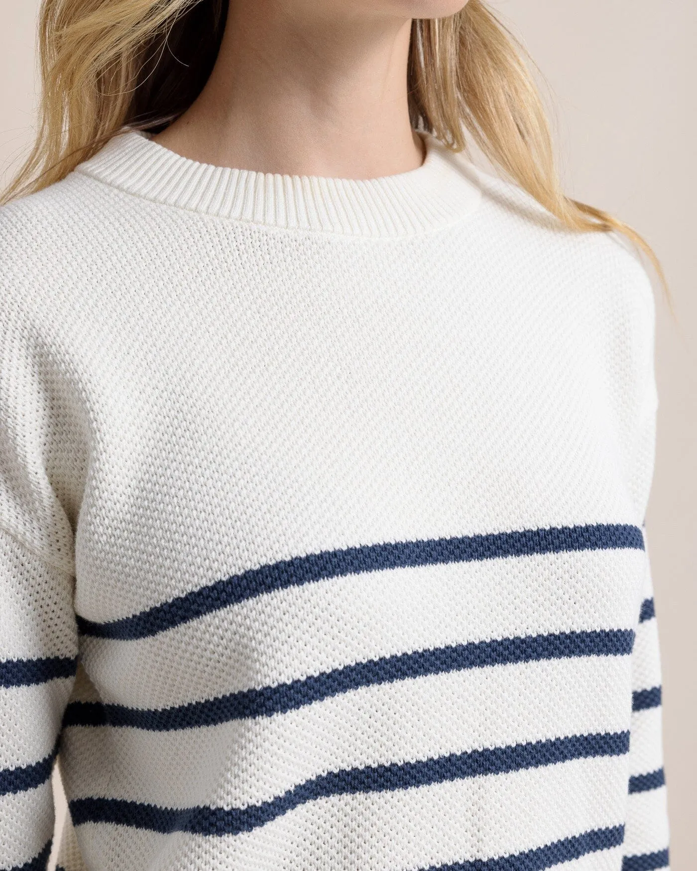 Haisley Stripe Crewneck Sweater