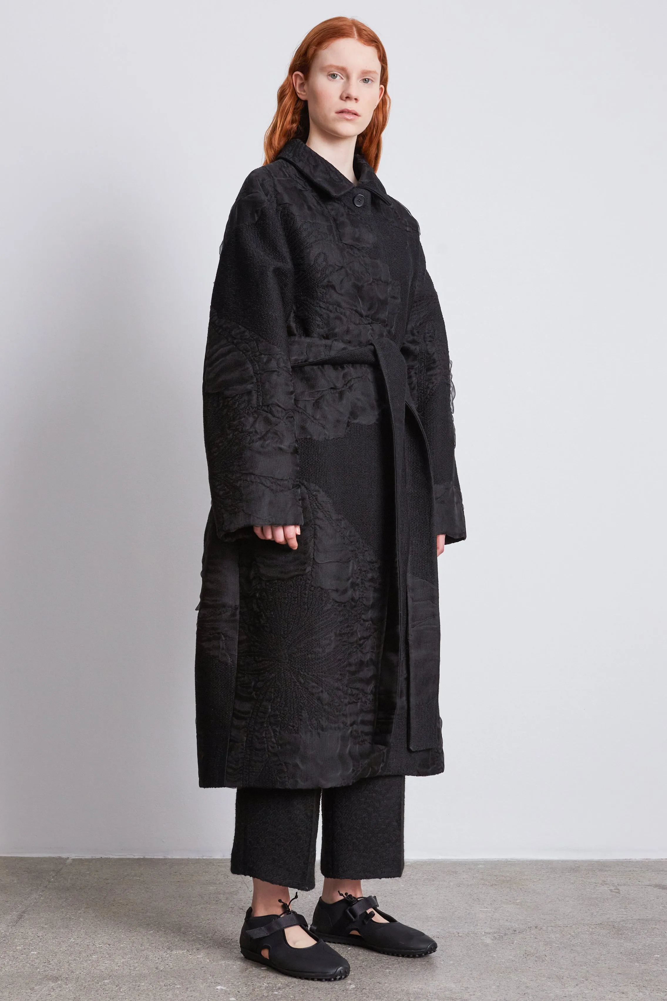 HAYDEN | COAT BOTHANY JACQUARD BLACK