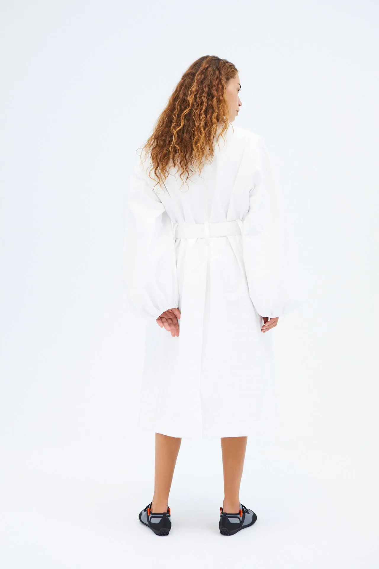 HELEN | COAT BONDED COTTON ECRU