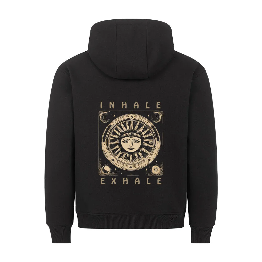 HigherBlanks Premium Hoodie | Inhale Exhale Spirituell