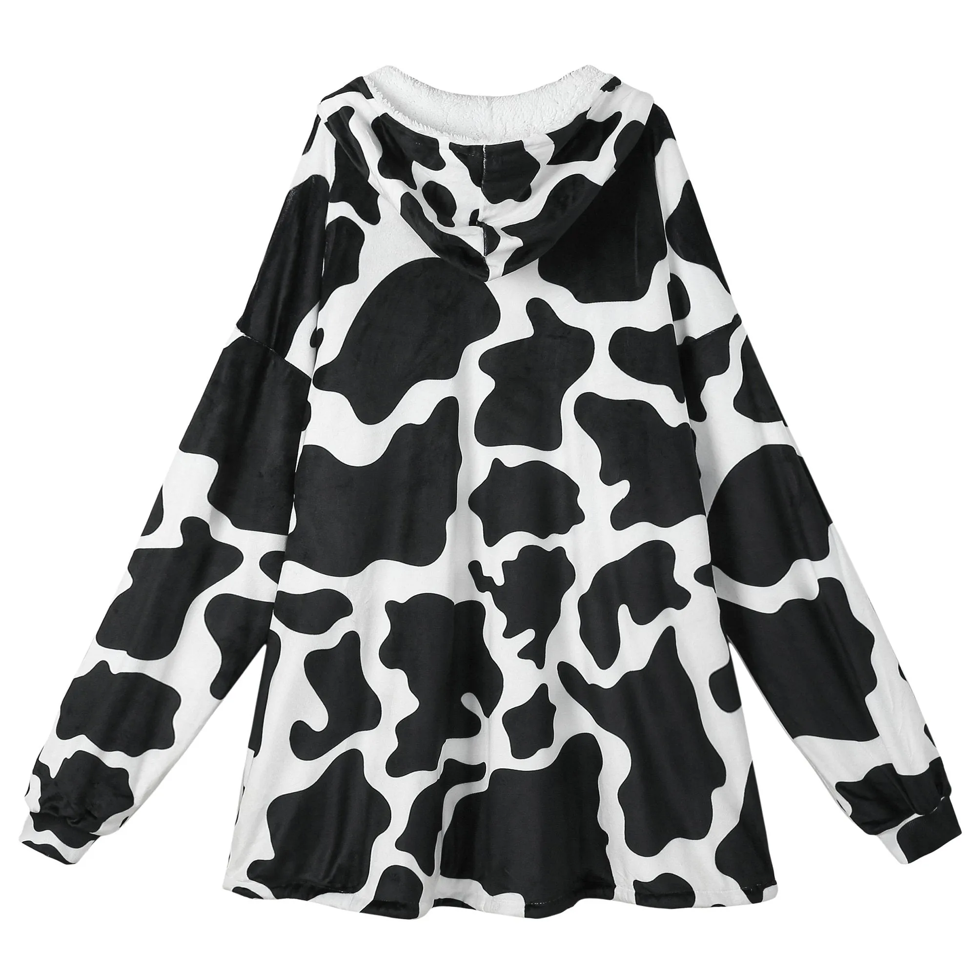 Hoodie Blanket Adult Cow