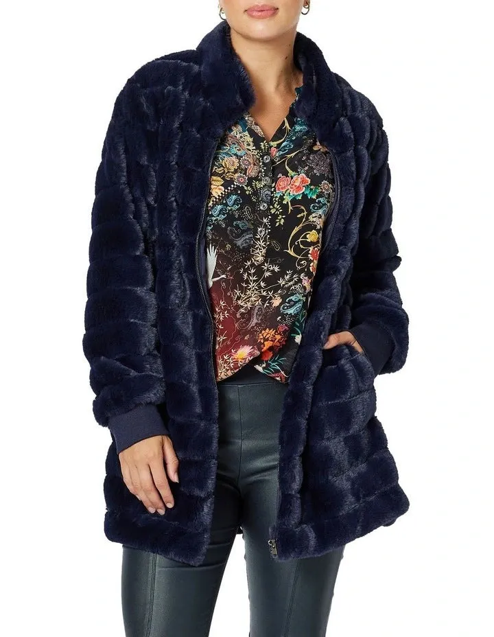 HV Princess Midnight Faux Fur Jacket