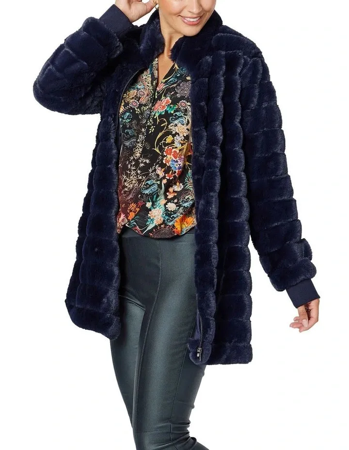 HV Princess Midnight Faux Fur Jacket