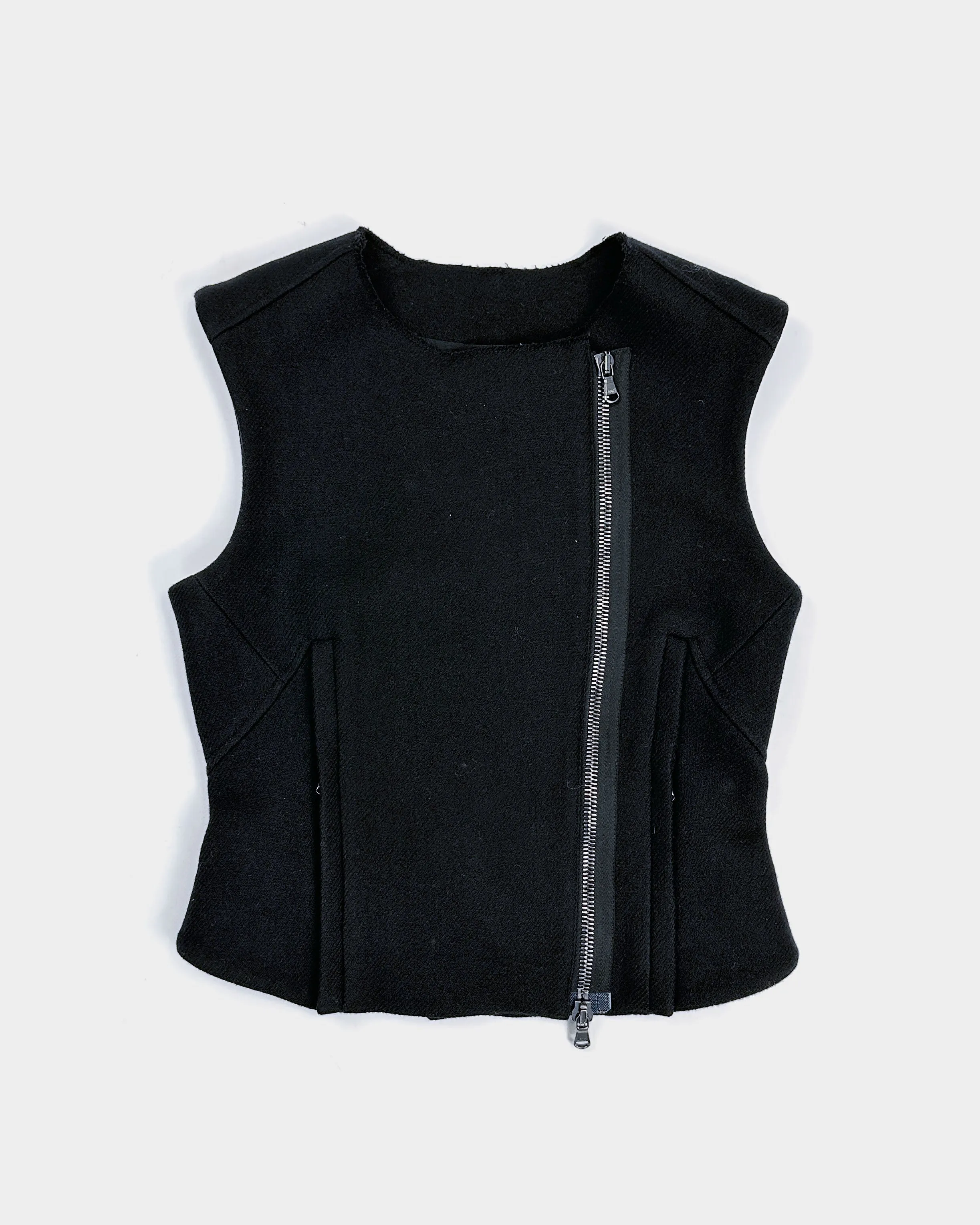 Isabel Benenato Wool Zipped Vest AW 2012