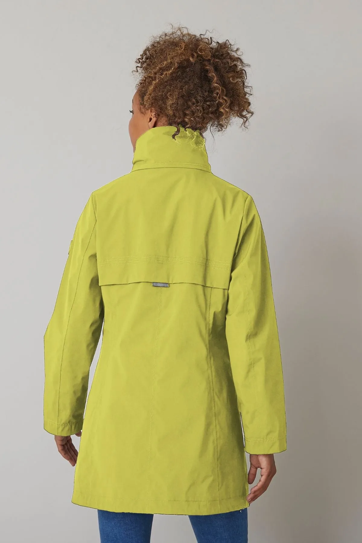 JOCELYN Waterproof Spring Jacket with Stand Up Collar 2495