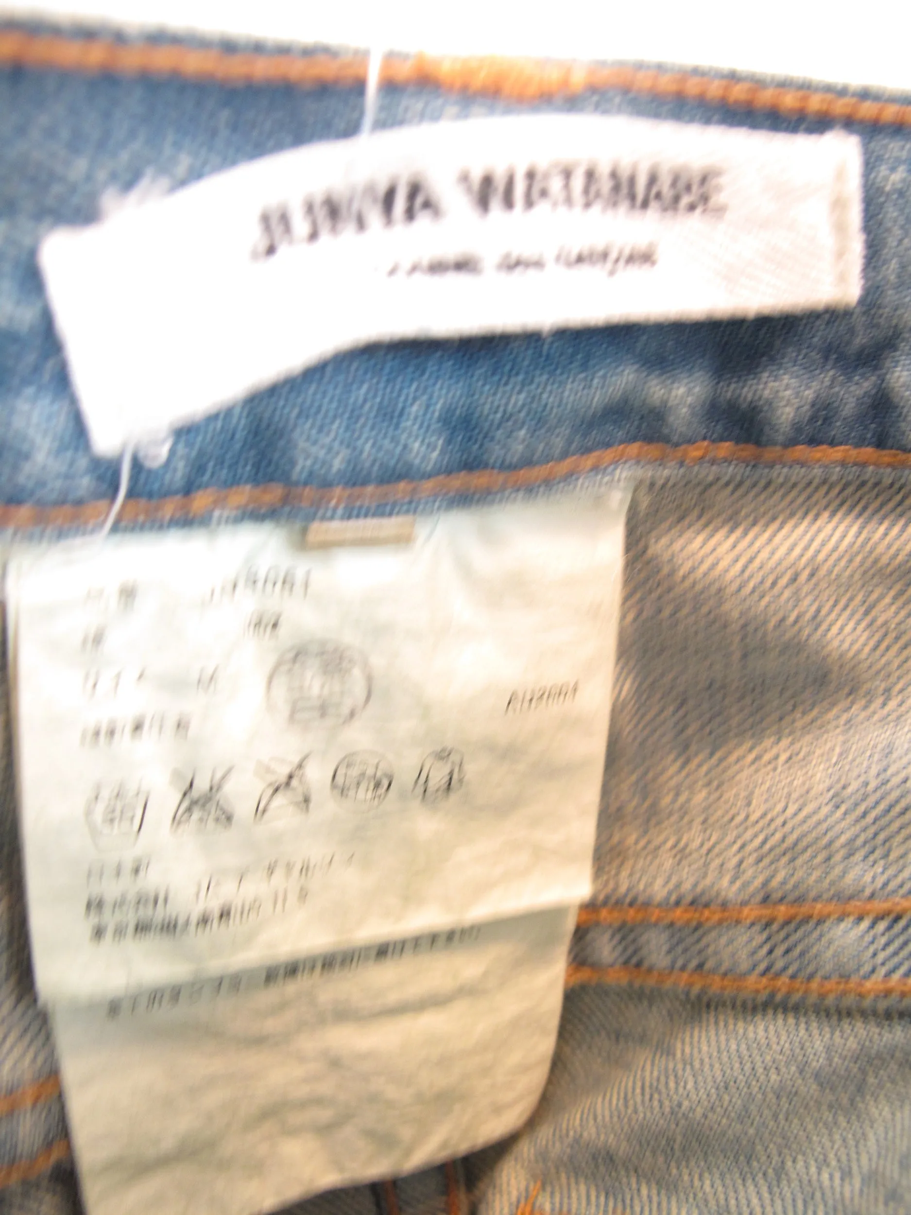 JUNYA WATANABE denim twisted skirt