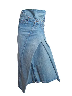 JUNYA WATANABE denim twisted skirt