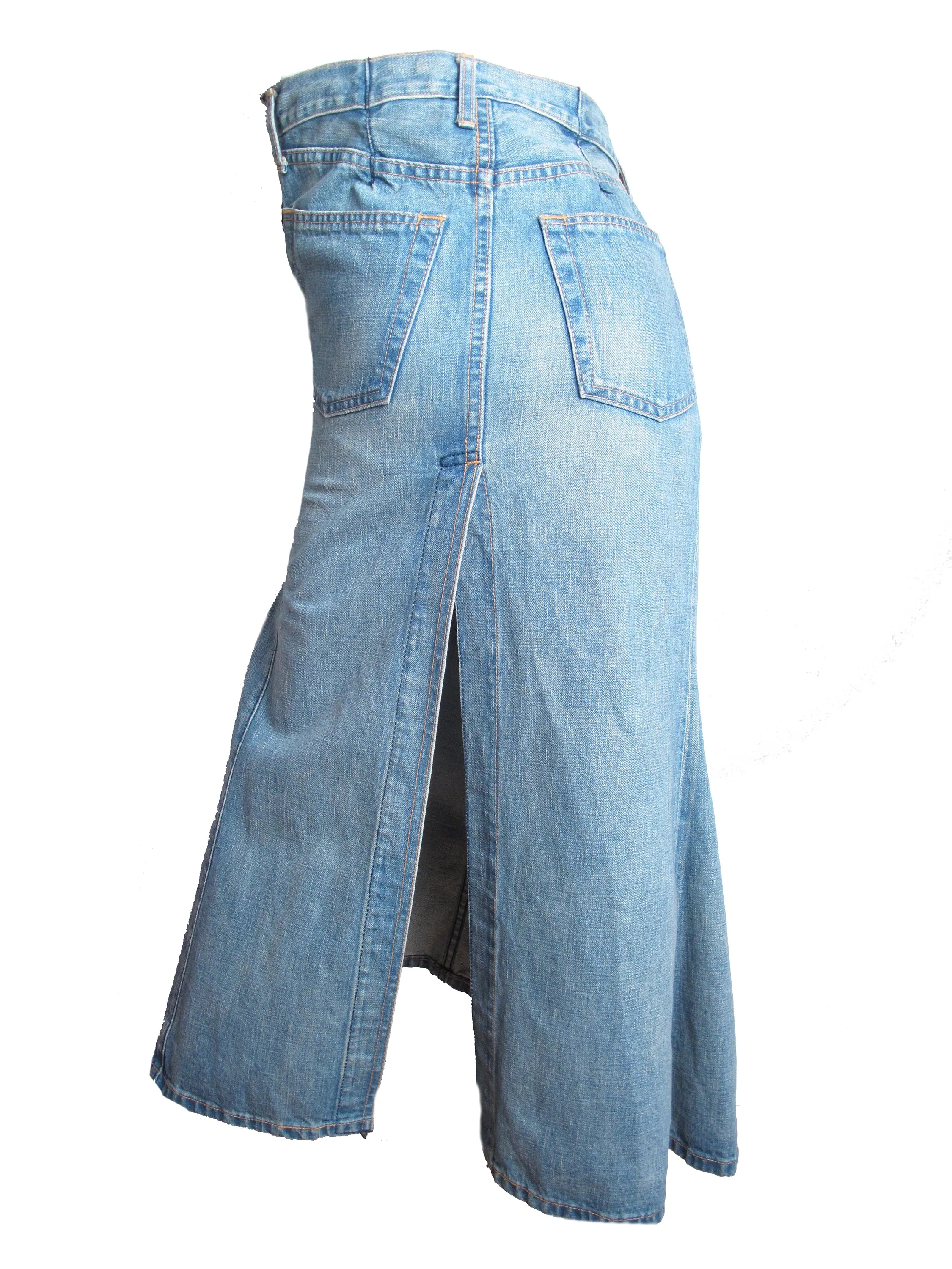 JUNYA WATANABE denim twisted skirt