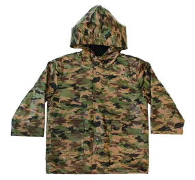 Kid's Camo Rain Coat