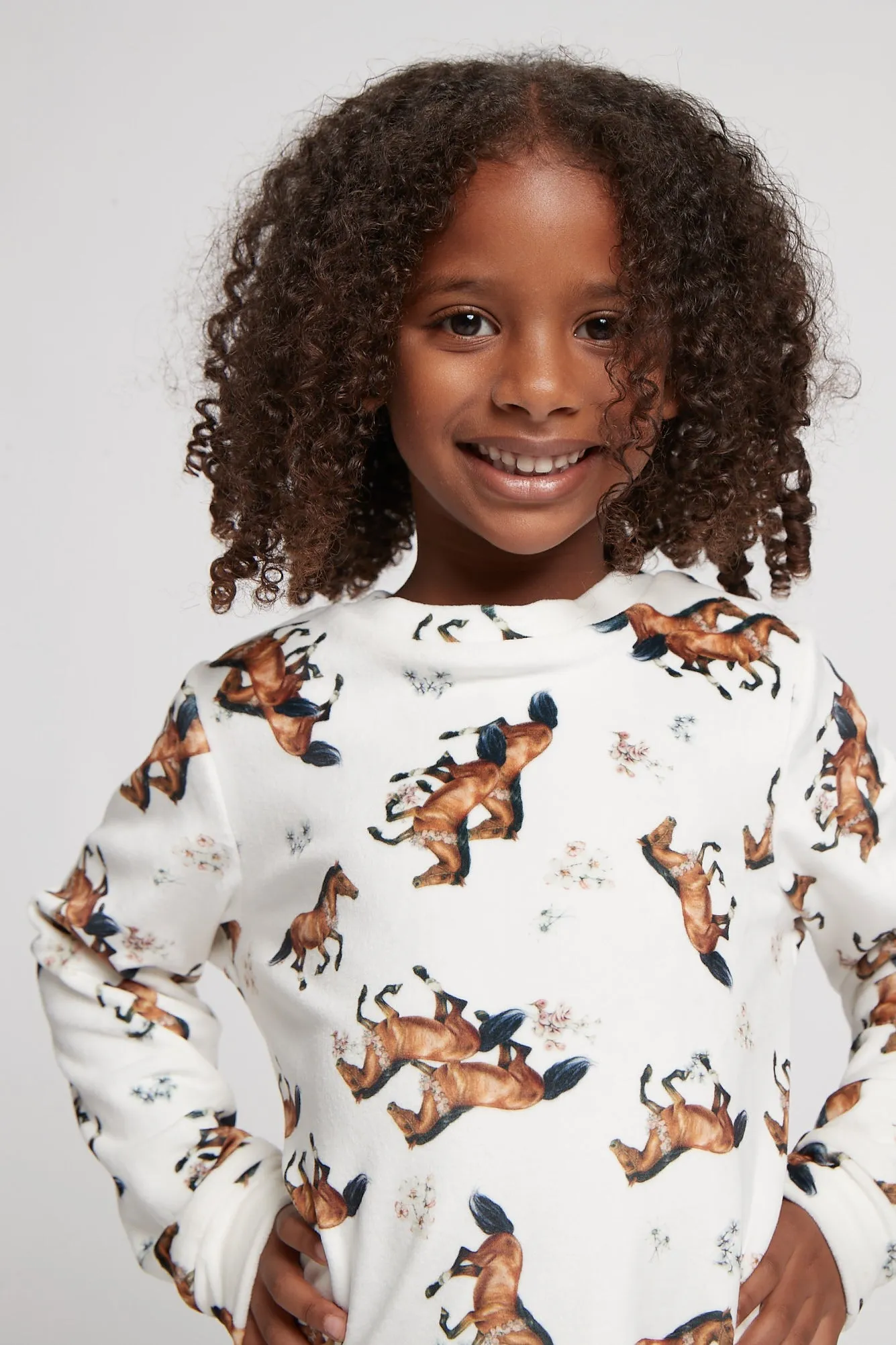 Kids Fleece Pyjama Set - Mojo Horse