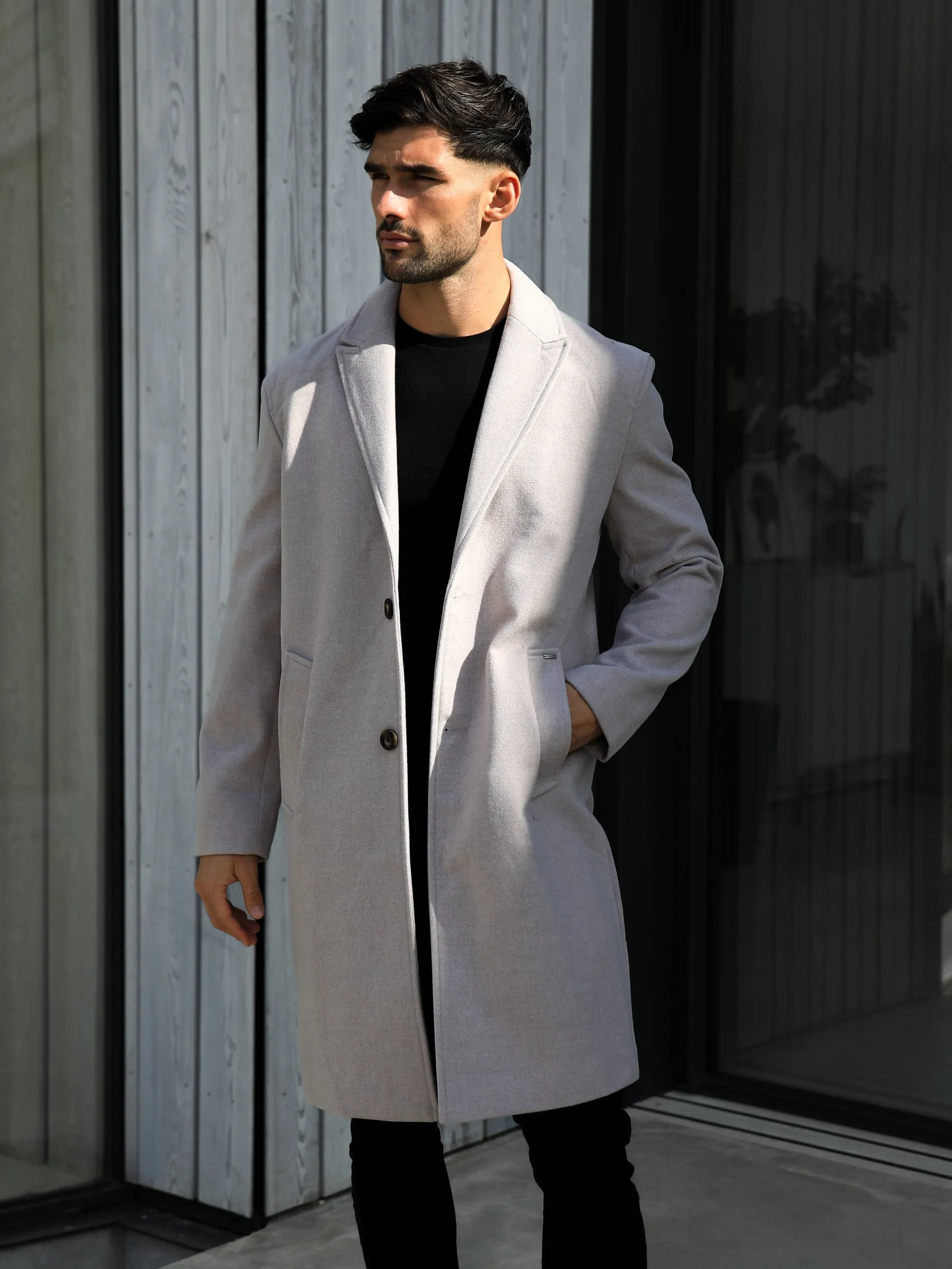 Knightsbridge Tailored Coat - Grey