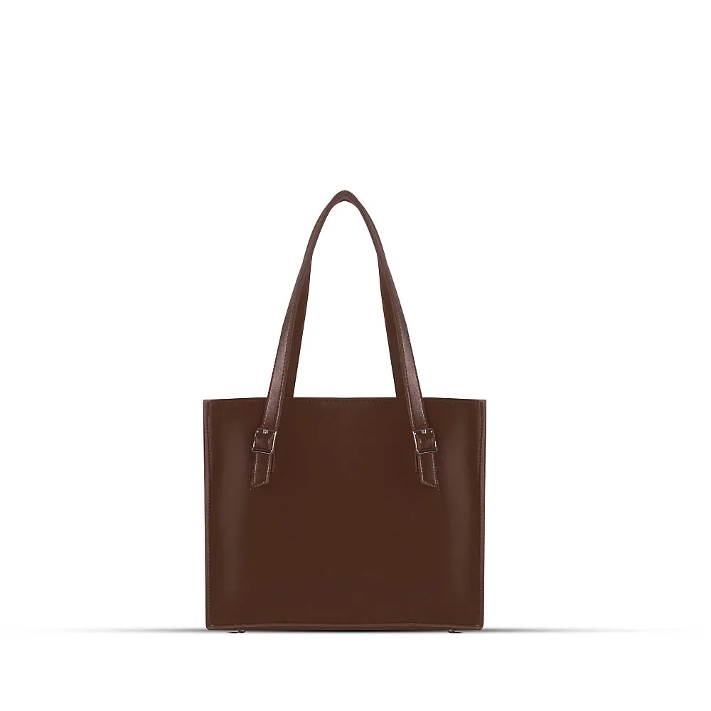 LILLY CHOCO BROWN TOTE BAG