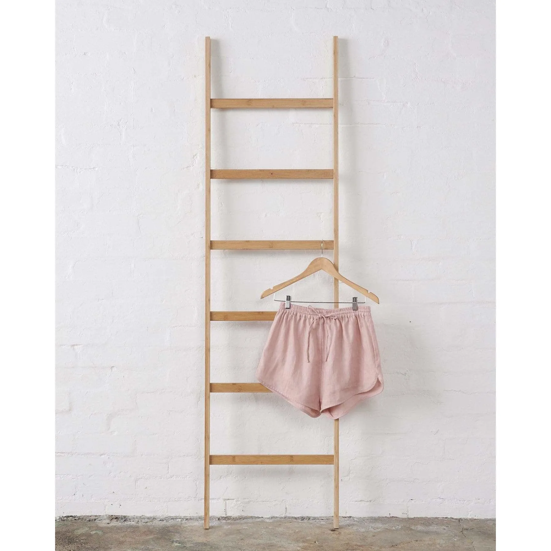 Linen Boxy Tee & Short Set in Pink