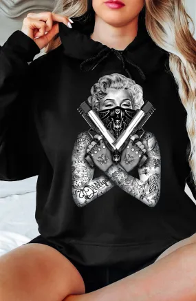 Marilyn with Attitude  Pullover Hoody