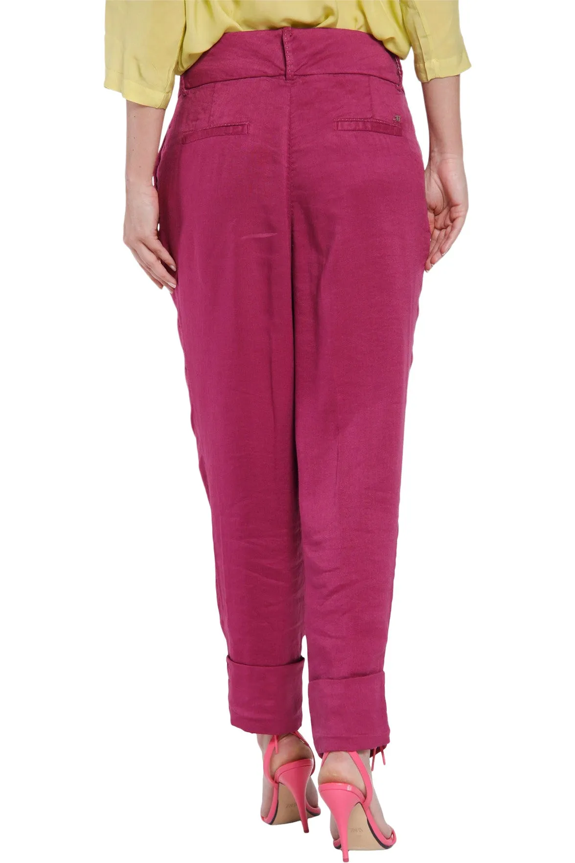 Mason's Iris Pant in Fuchsia