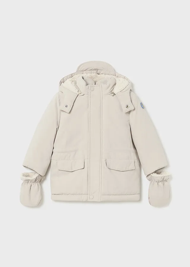 Mayoral 2467 011 - Gypsum Parka Coat