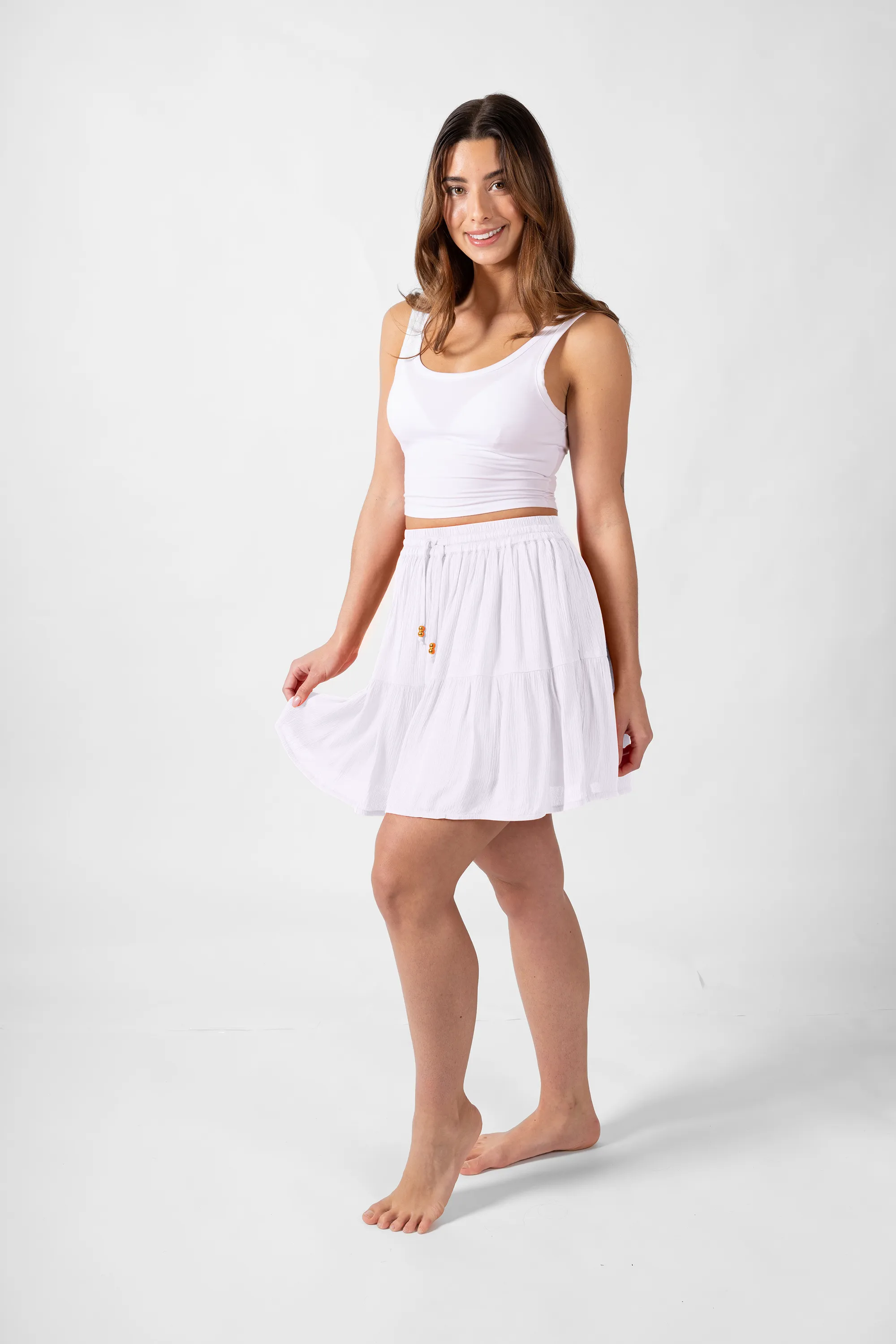 Miami Tiered Mini Skirt