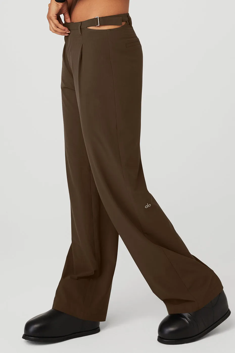 Mid-Rise Showdown Trouser - Espresso