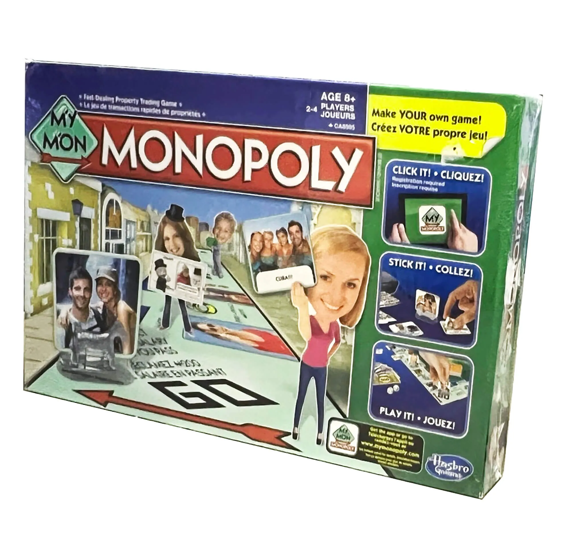 My Mon Monopoly Board Game, French and English