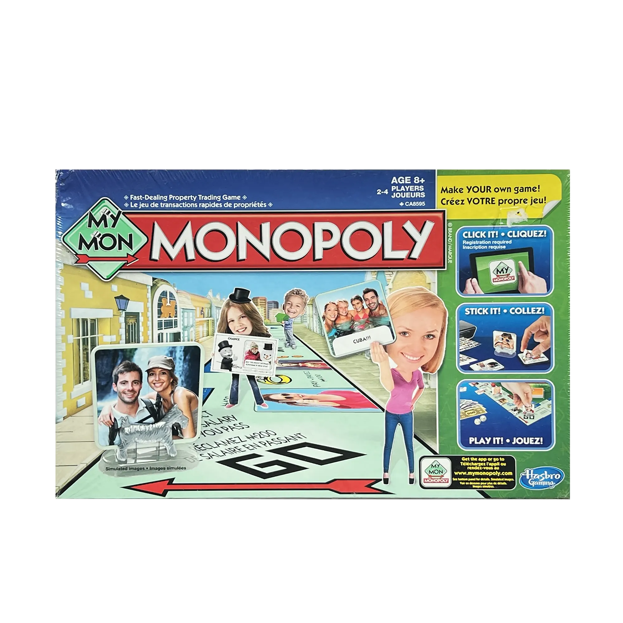 My Mon Monopoly Board Game, French and English