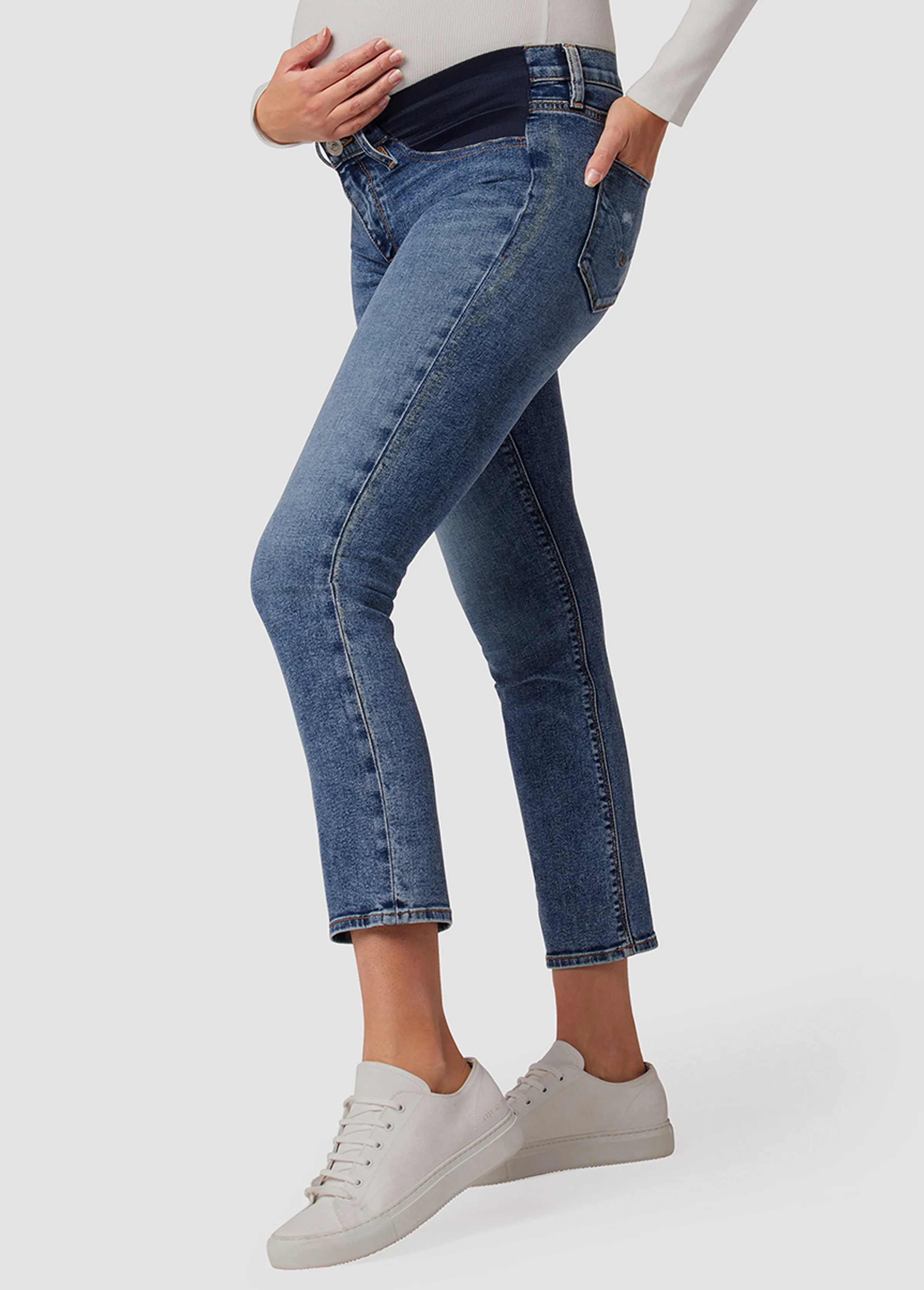 Nico Straight Ankle Maternity Jeans