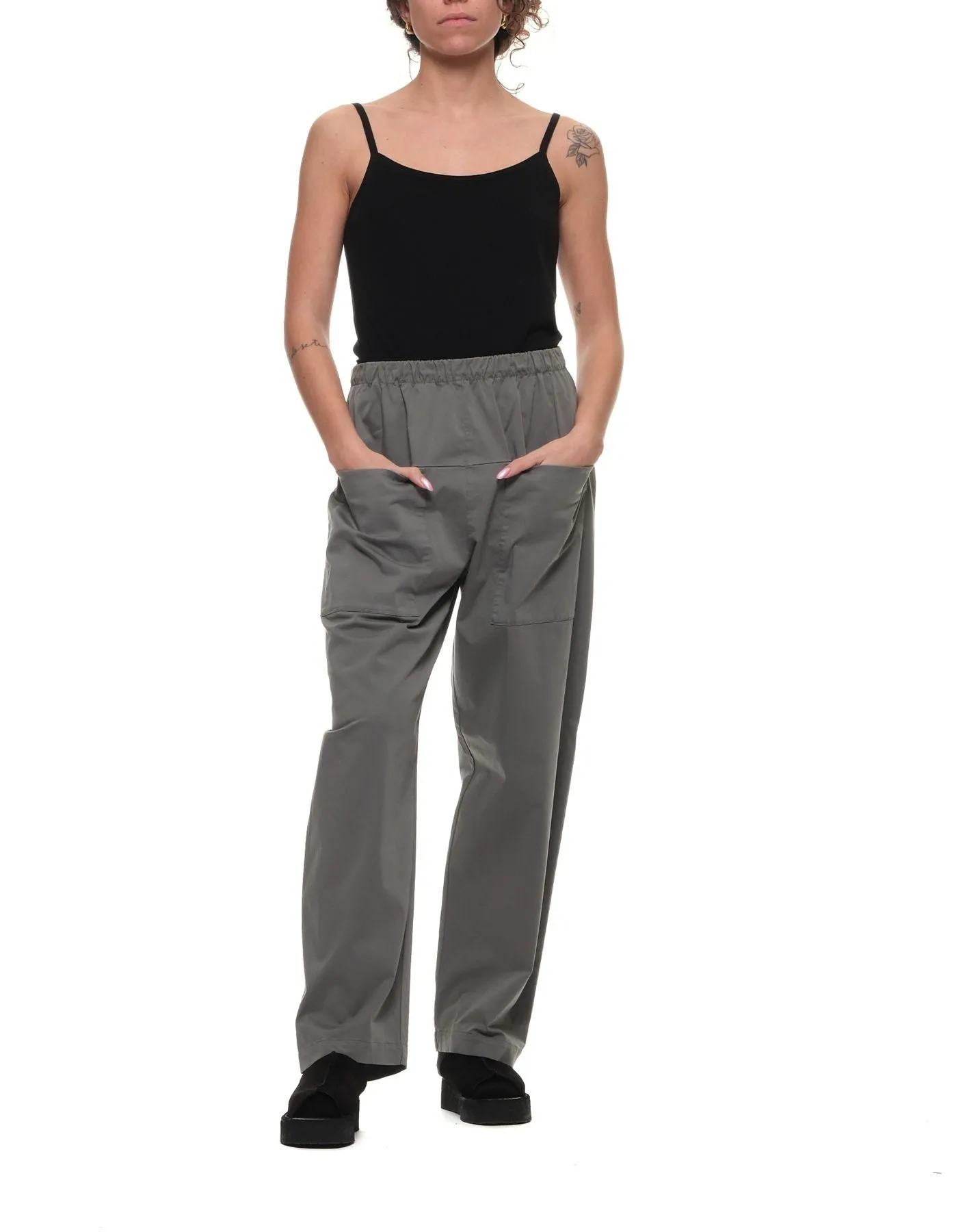 Pants for woman CFDTRWO242 12 GREY TRANSIT