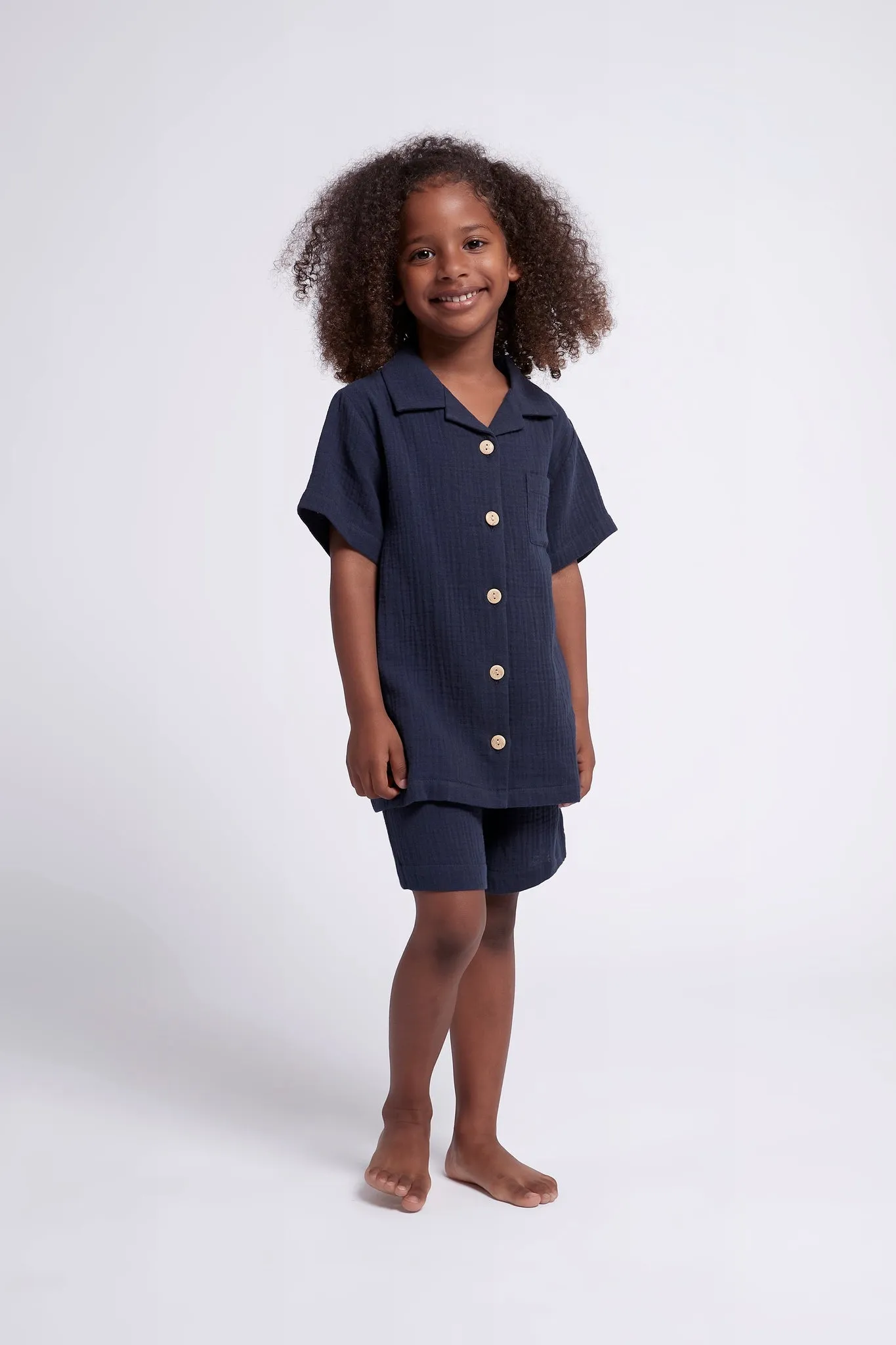 Piper Kids Pyjama Set - Navy