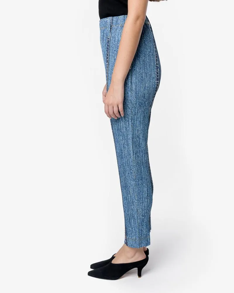 "Denim" Pants in Denim Blue