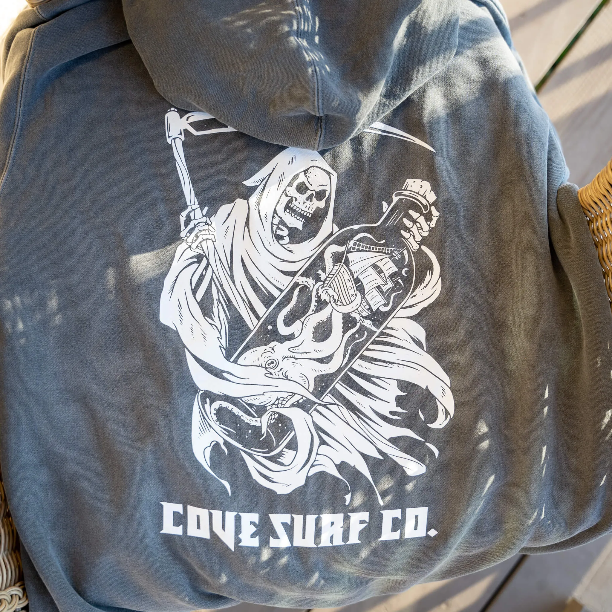 Reaper Time Hoodie - Dusty Black