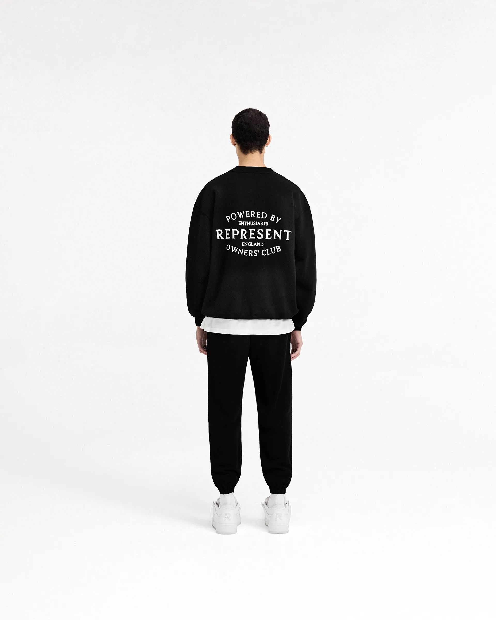 Represent Owners Club Stamp Sweater - Jet Black