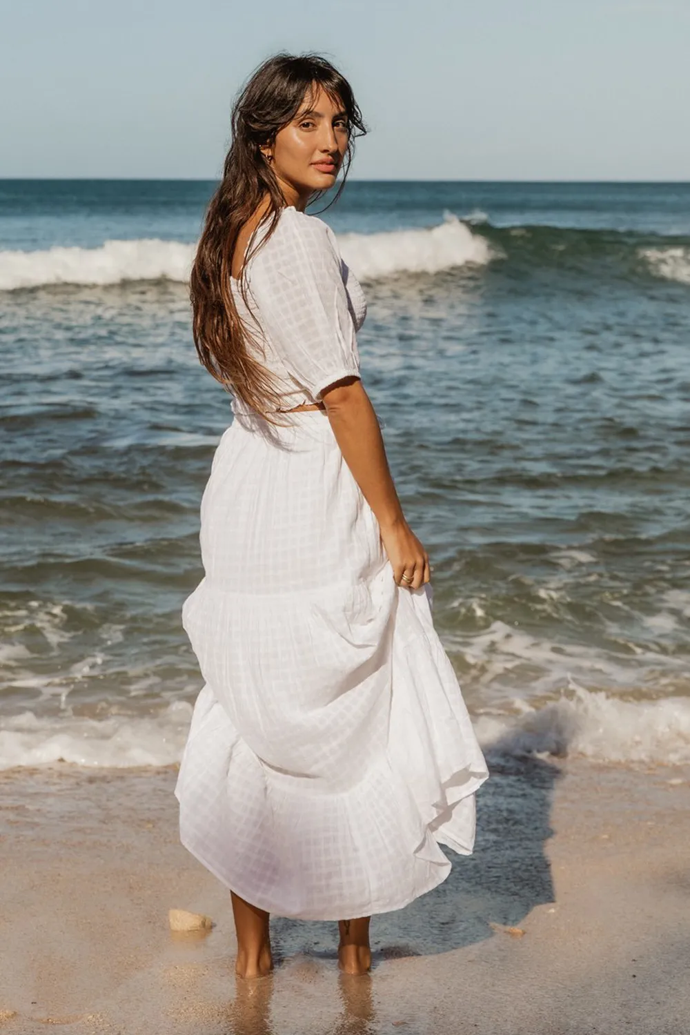 Riviera Boho Tiered Maxi Skirt