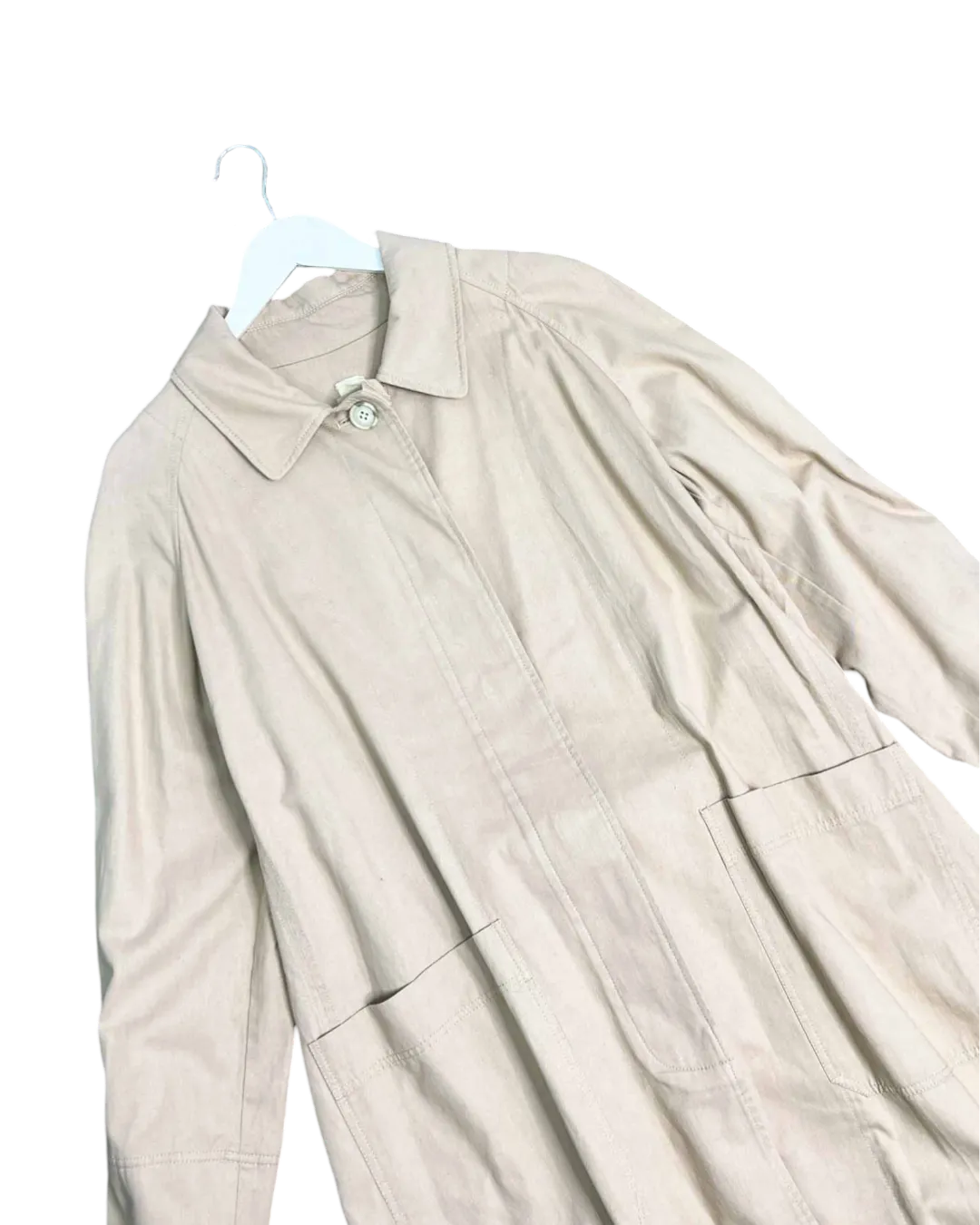 Size 12 - Lee Mathews Workroom Beige Carter Coat