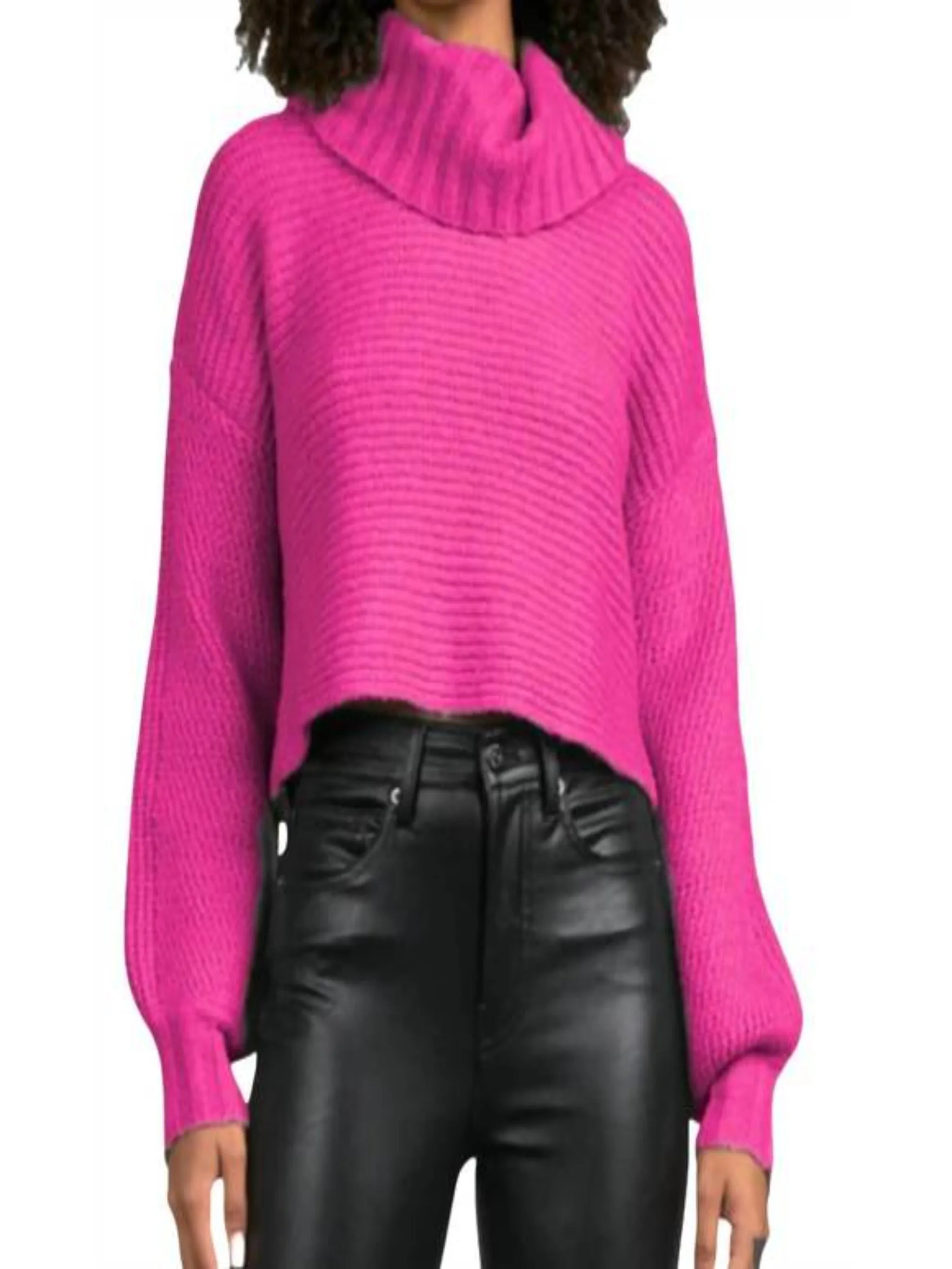 So Into You Sweater - Fuchsia