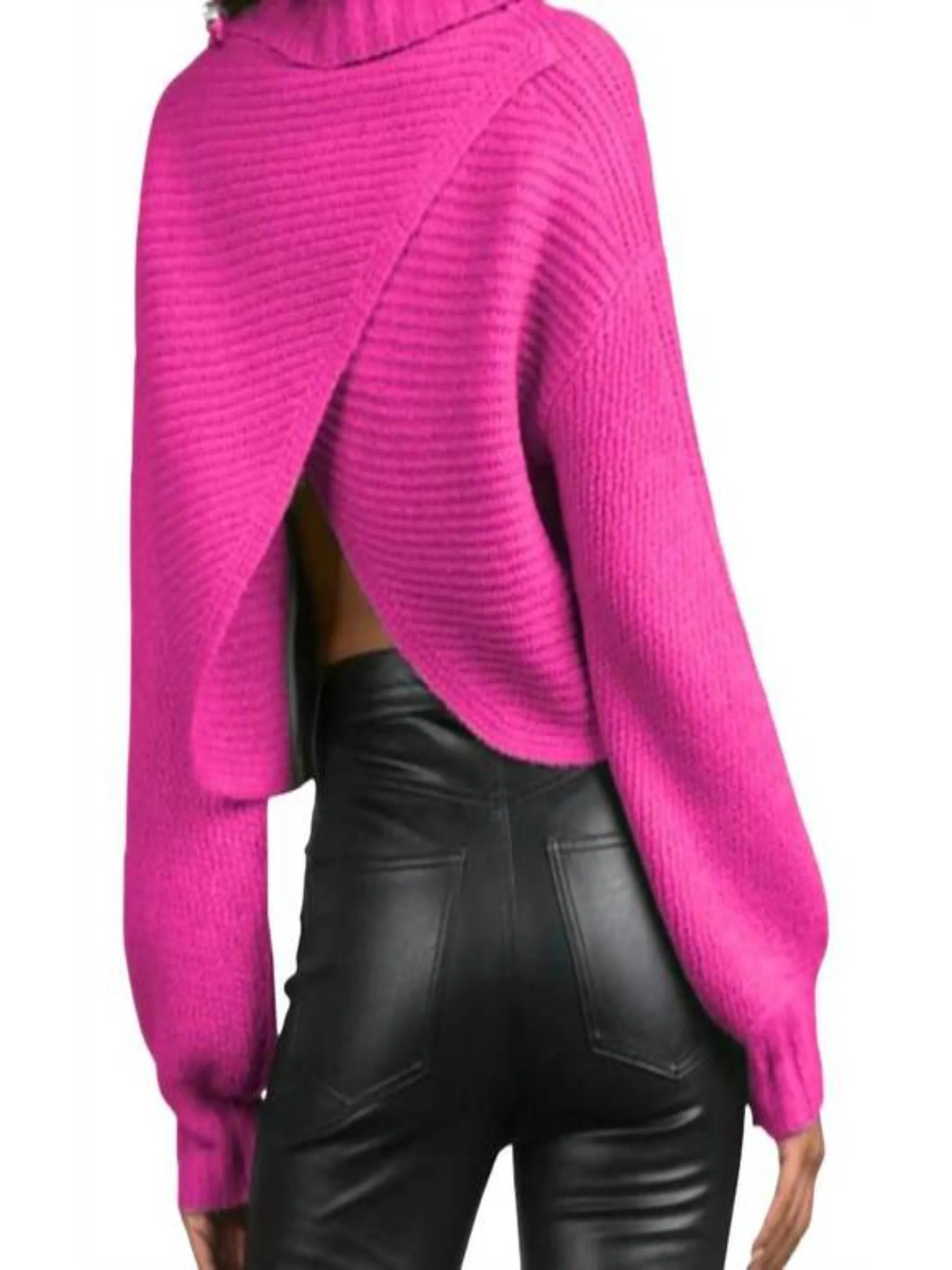 So Into You Sweater - Fuchsia