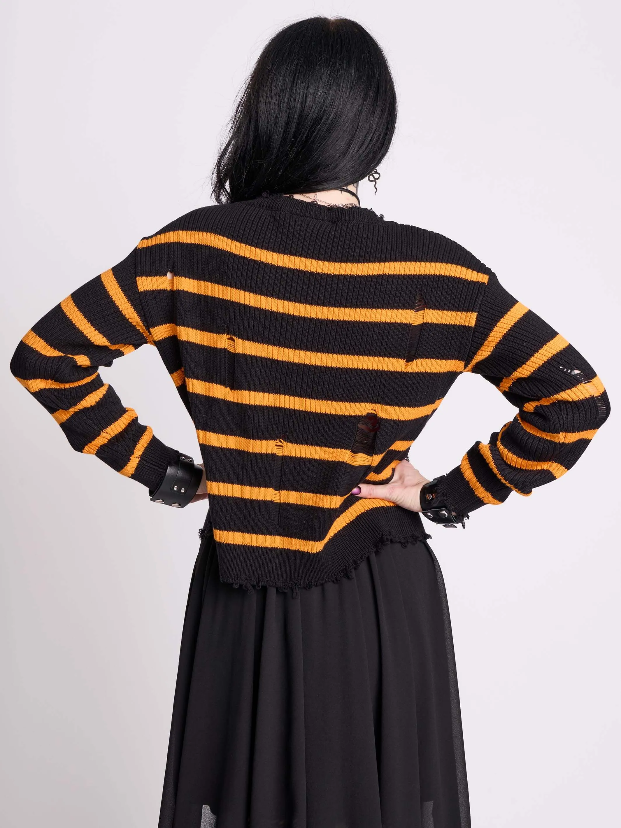 Spooky Stripe Sweater