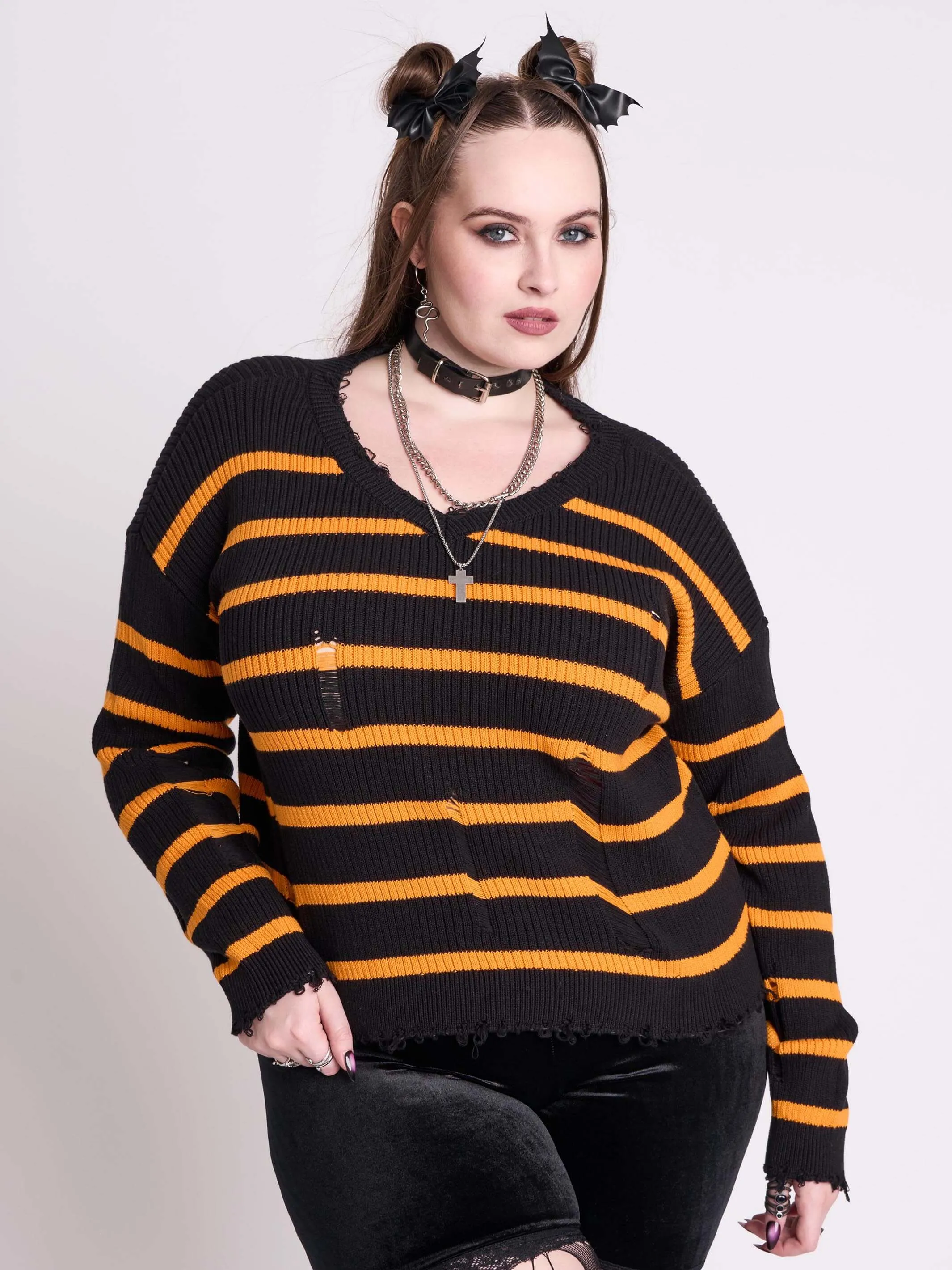 Spooky Stripe Sweater