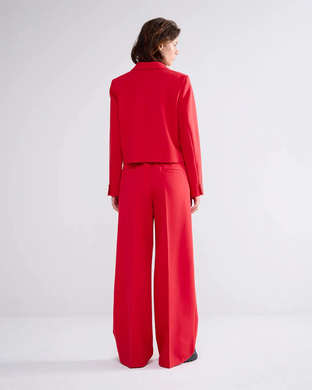 Summum Woman Soft Form Trousers - Red