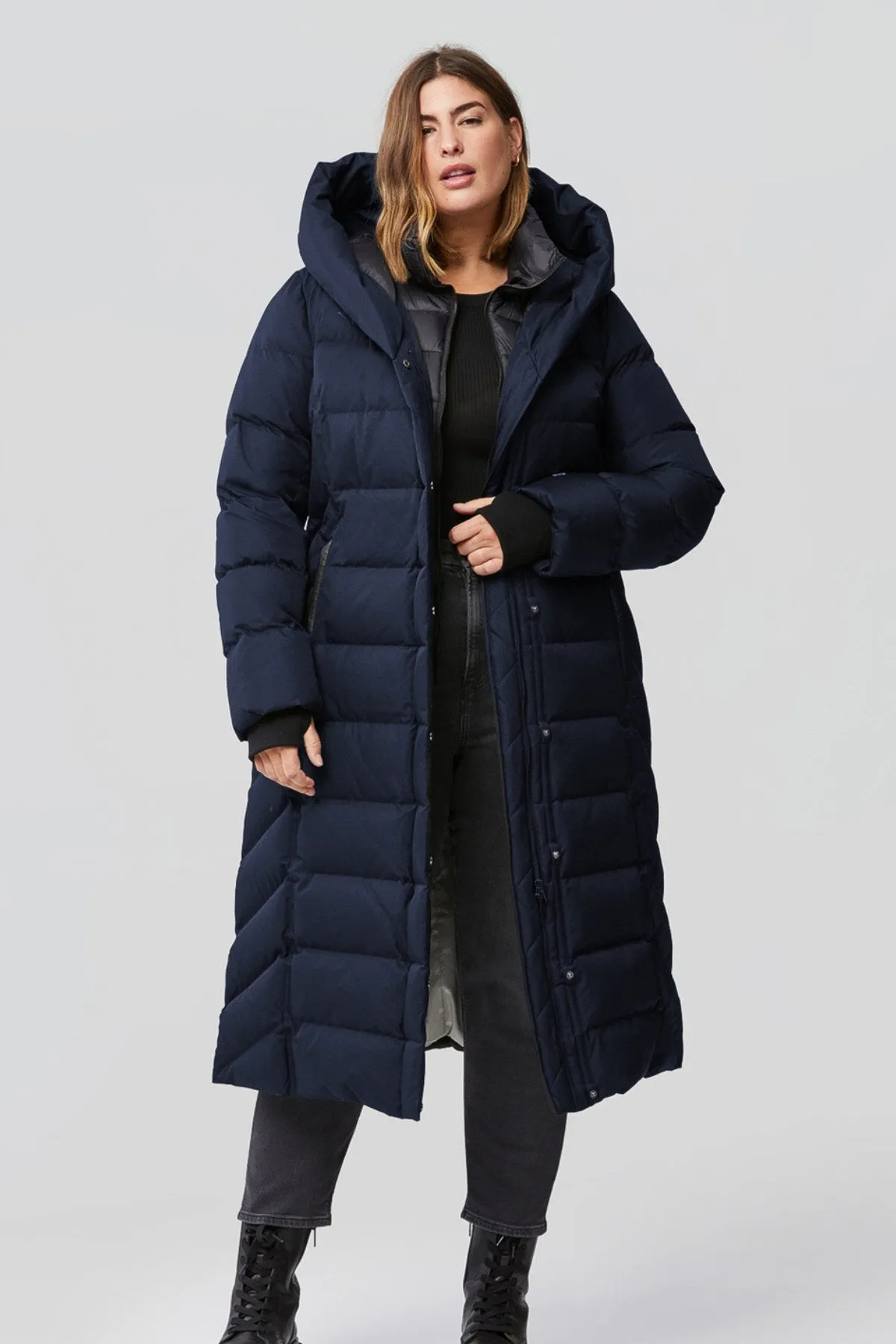 TALYSE Maxi Length Down Coat