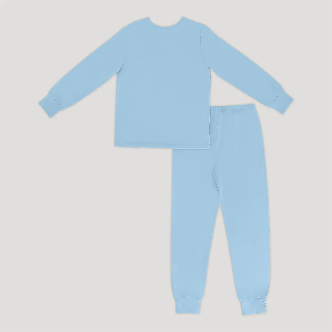 Tutti Frutti Bamboo Kids Jammies Set (Blue)