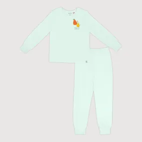 Tutti Frutti Bamboo Kids Jammies Set (Green)