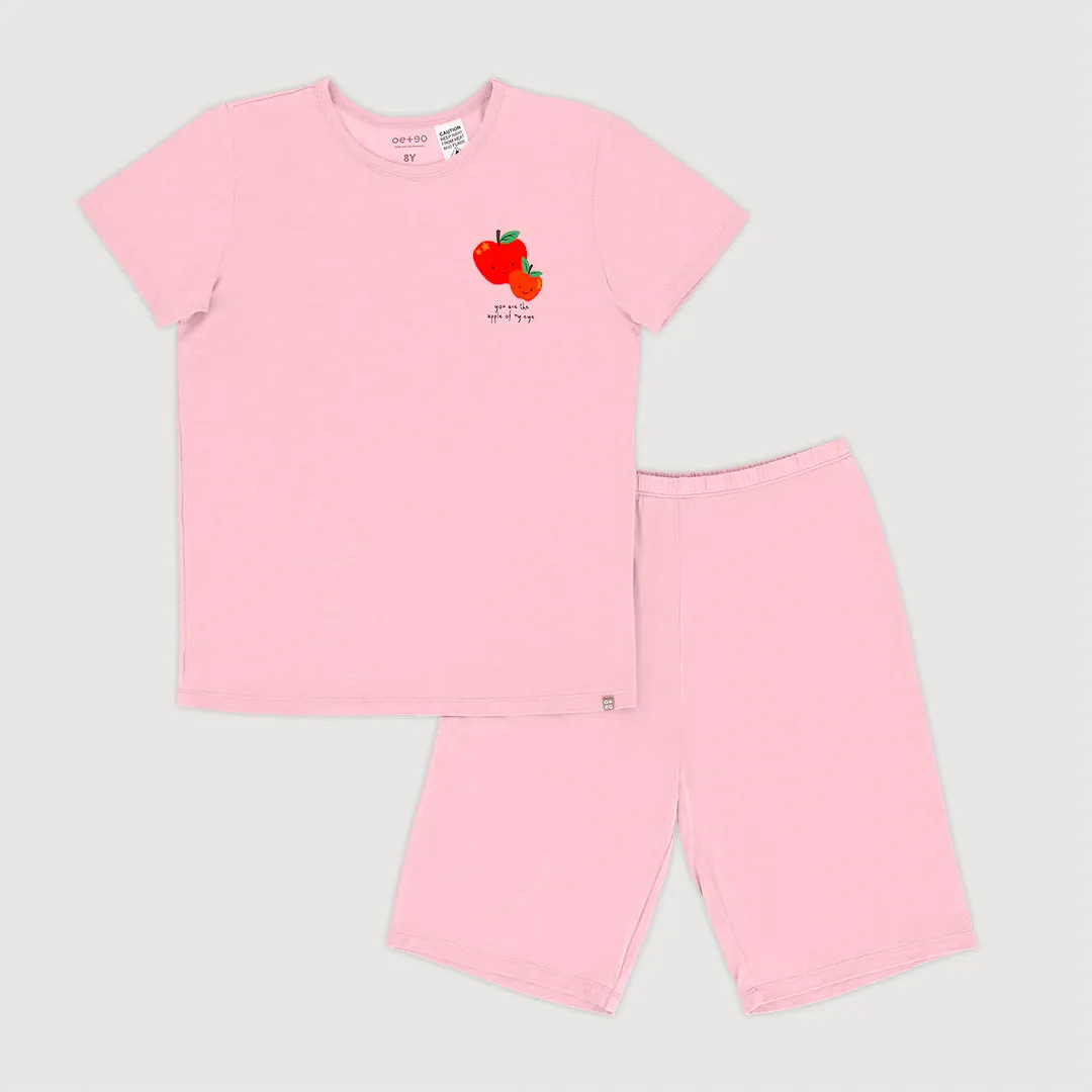 Tutti Frutti Bamboo Kids Tee Set (Pink)