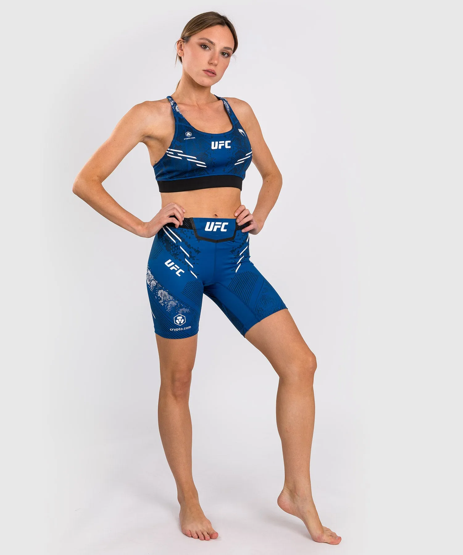 UFC Adrenaline by Venum Authentic Fight Night Women’s Vale Tudo Short - Long Fit - Blue