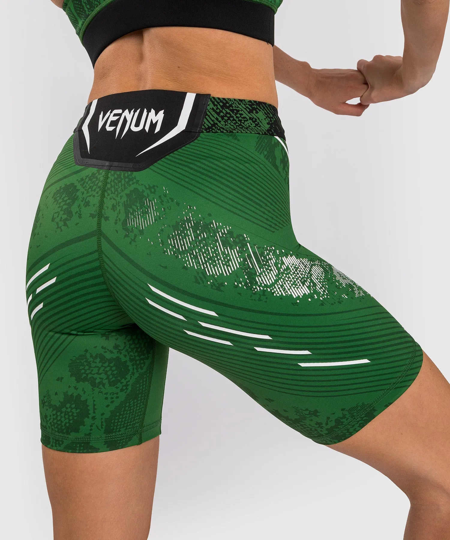 UFC Adrenaline by Venum Authentic Fight Night Women’s Vale Tudo Short - Long Fit - Green