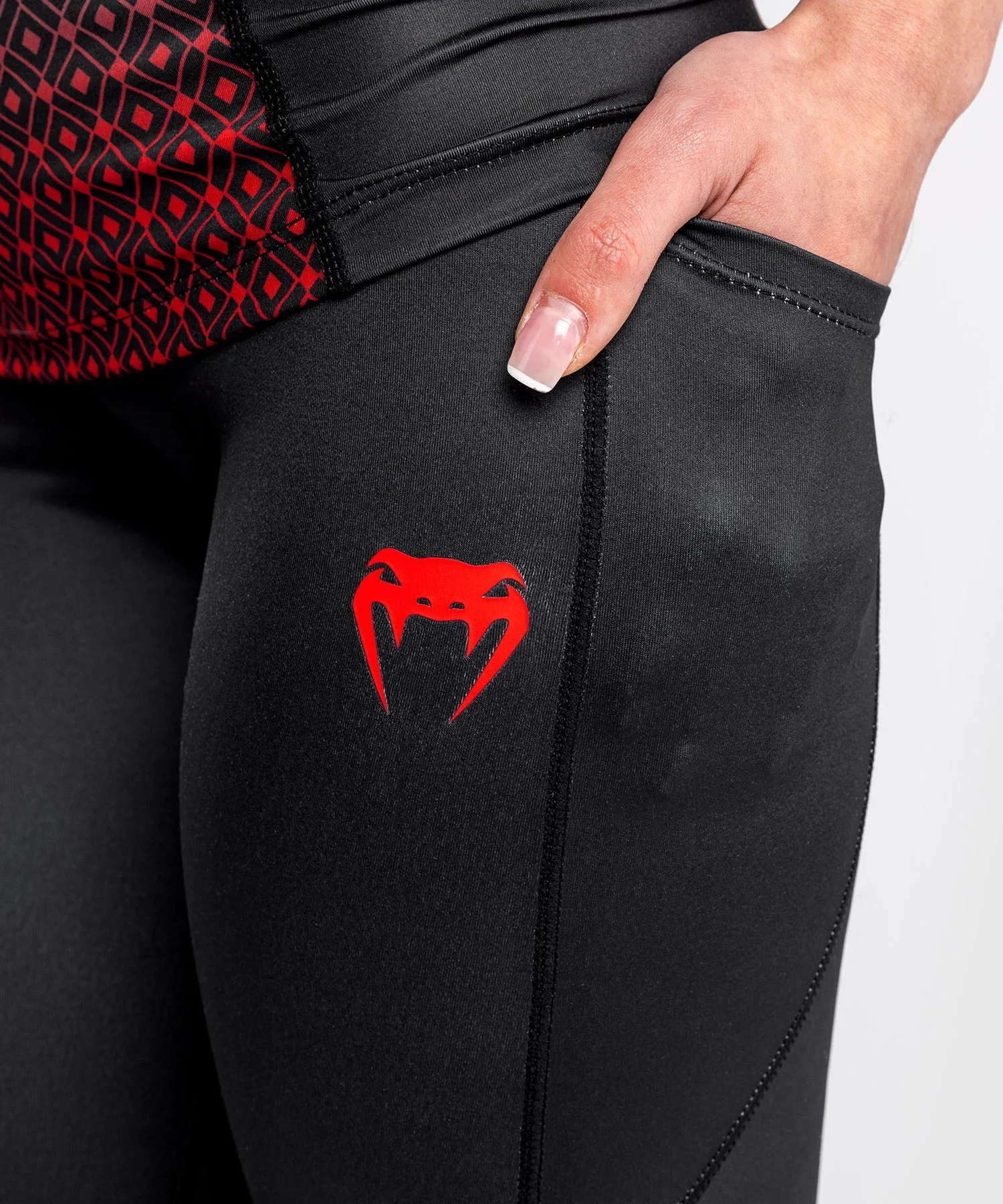 UFC Venum Performance Institute Legging - Black/Red