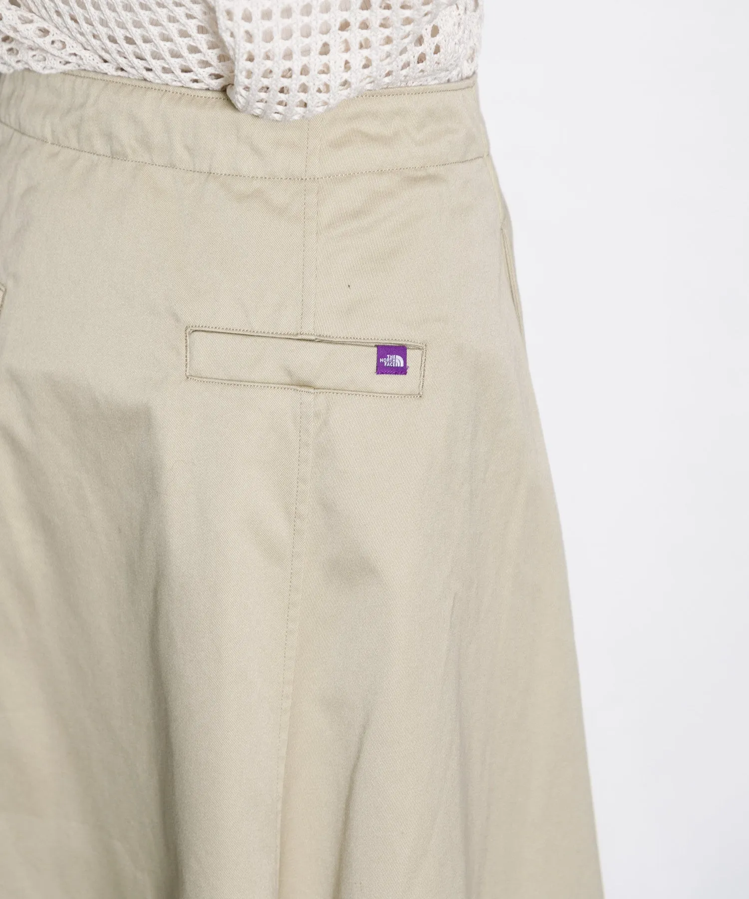 【WOMEN】THE NORTH FACE PURPLE LABEL Chino Flared Field Skirt