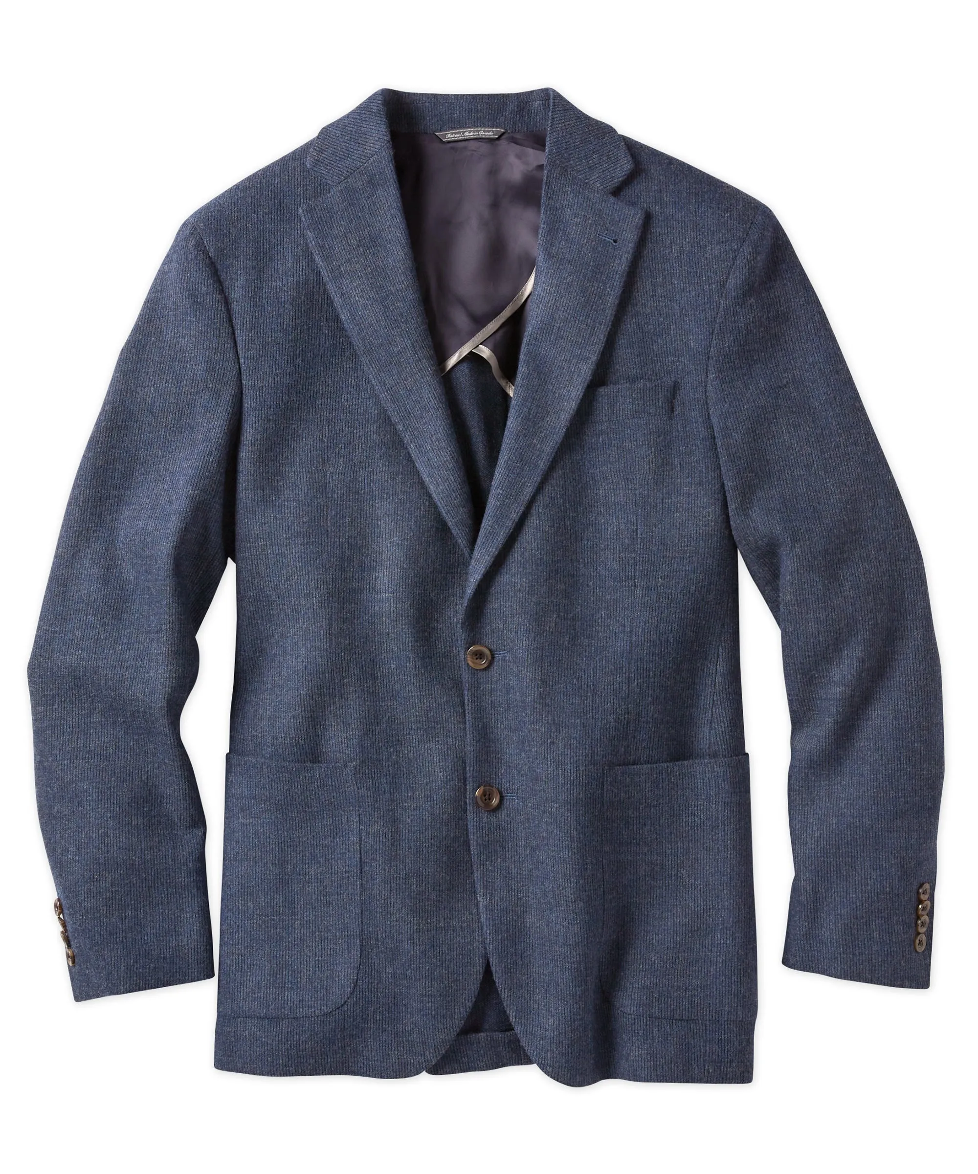 Wool Blend Melange Sport Coat